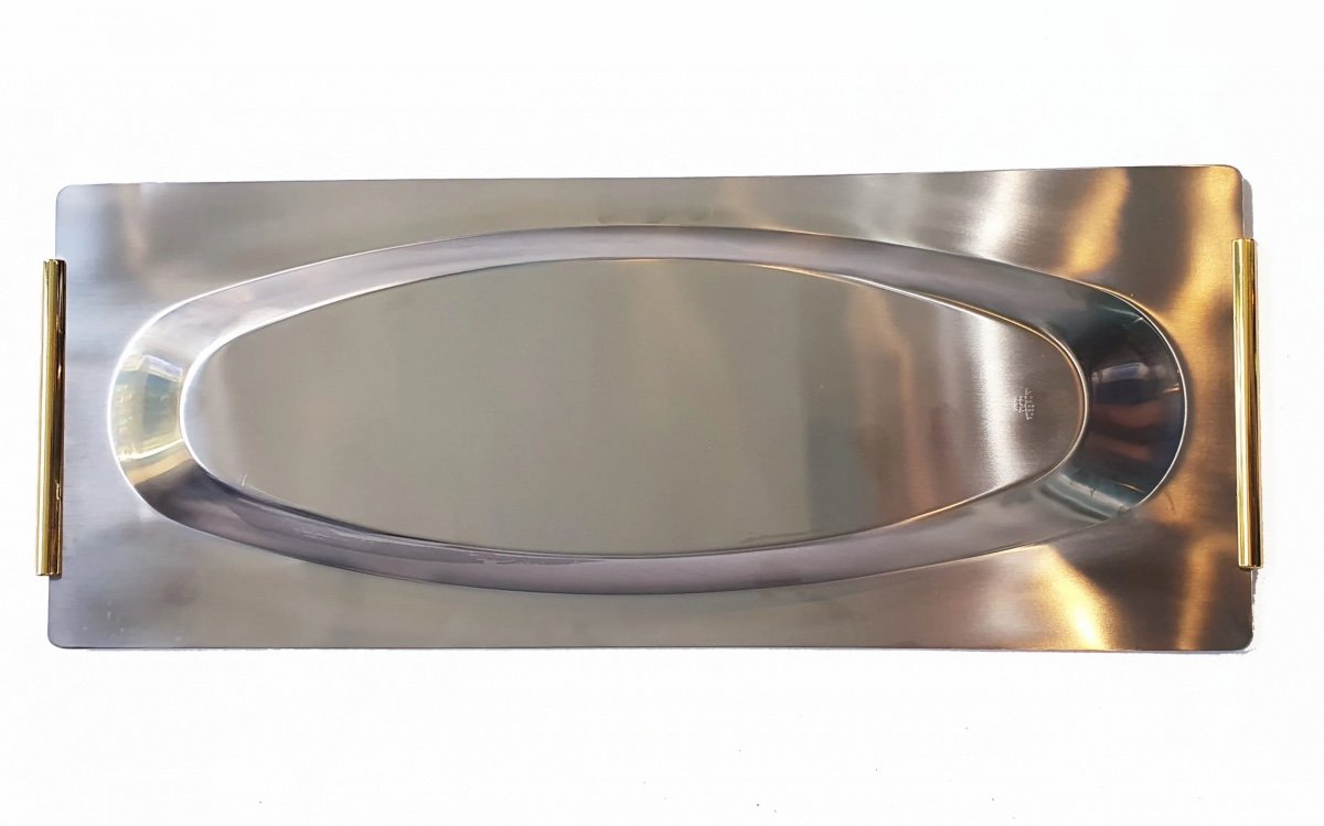 Italian Fish Service For 12 With Large Dish In Original Box-photo-4