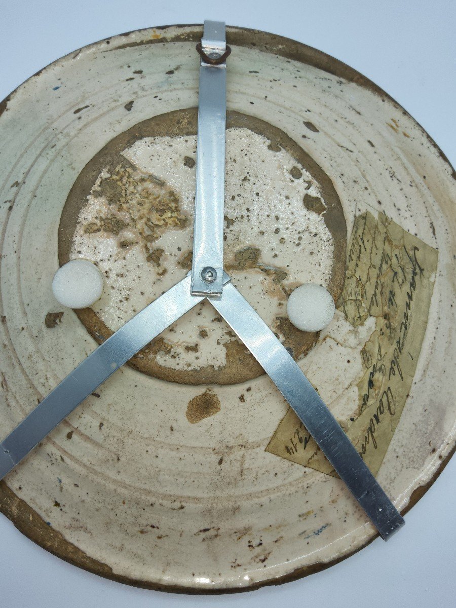 Assiette En Céramique De Montelupo XVIe Siècle-photo-4