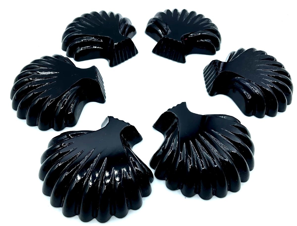 Set Of 6 Small Shell Shaped Dishes -photo-1
