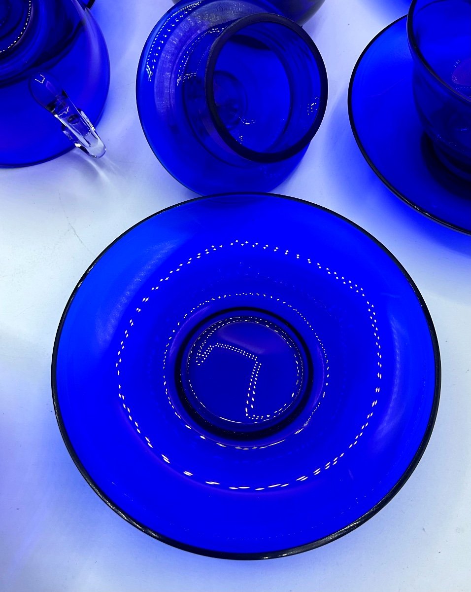 Service à Thé En Verre De Murano Pour 4 Personnes-photo-2