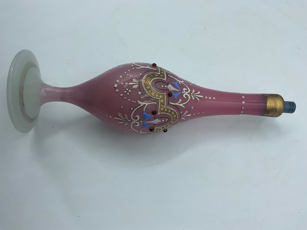 Aspersoir En Verre Opaline XIX siècle  Pour Le Marché Ottoman-photo-3