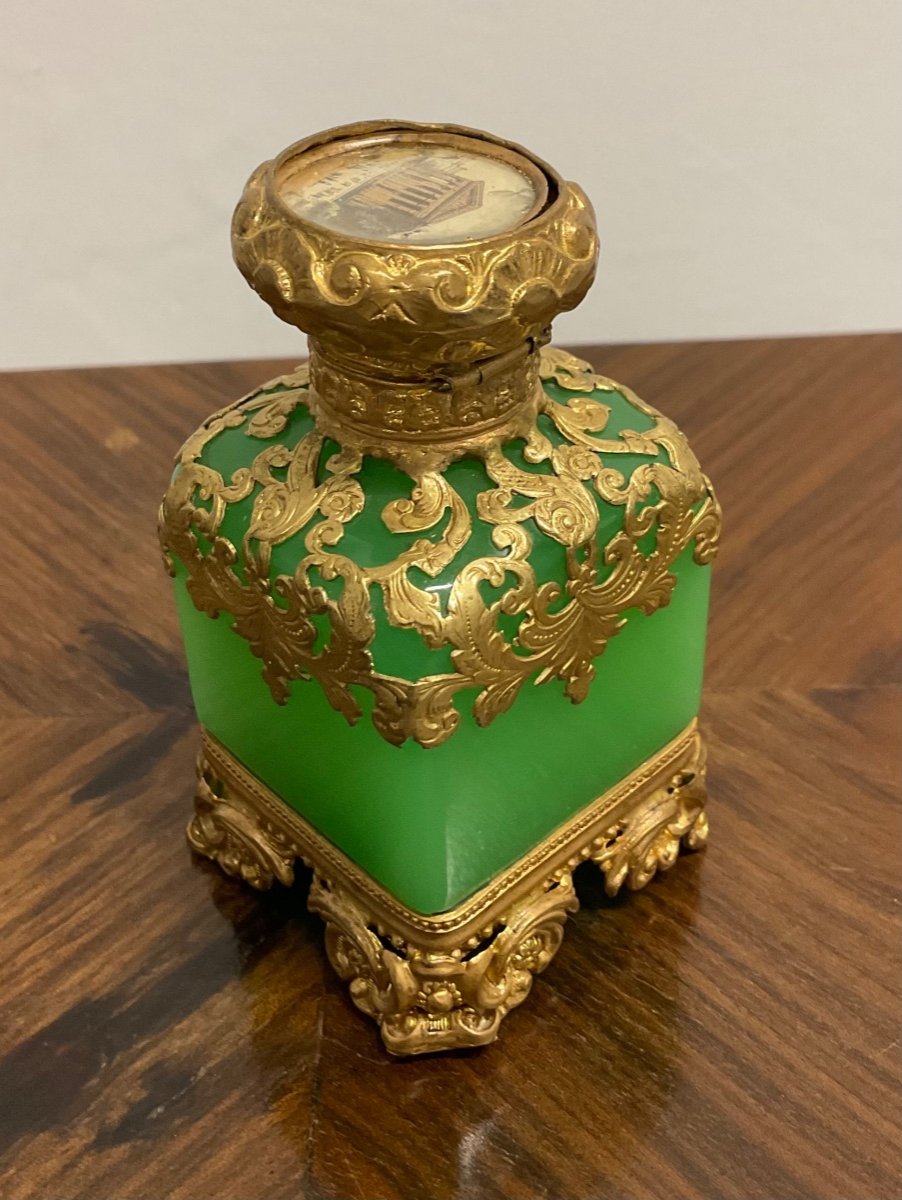 French Opaline Perfume Bottle,napoleon III-photo-3