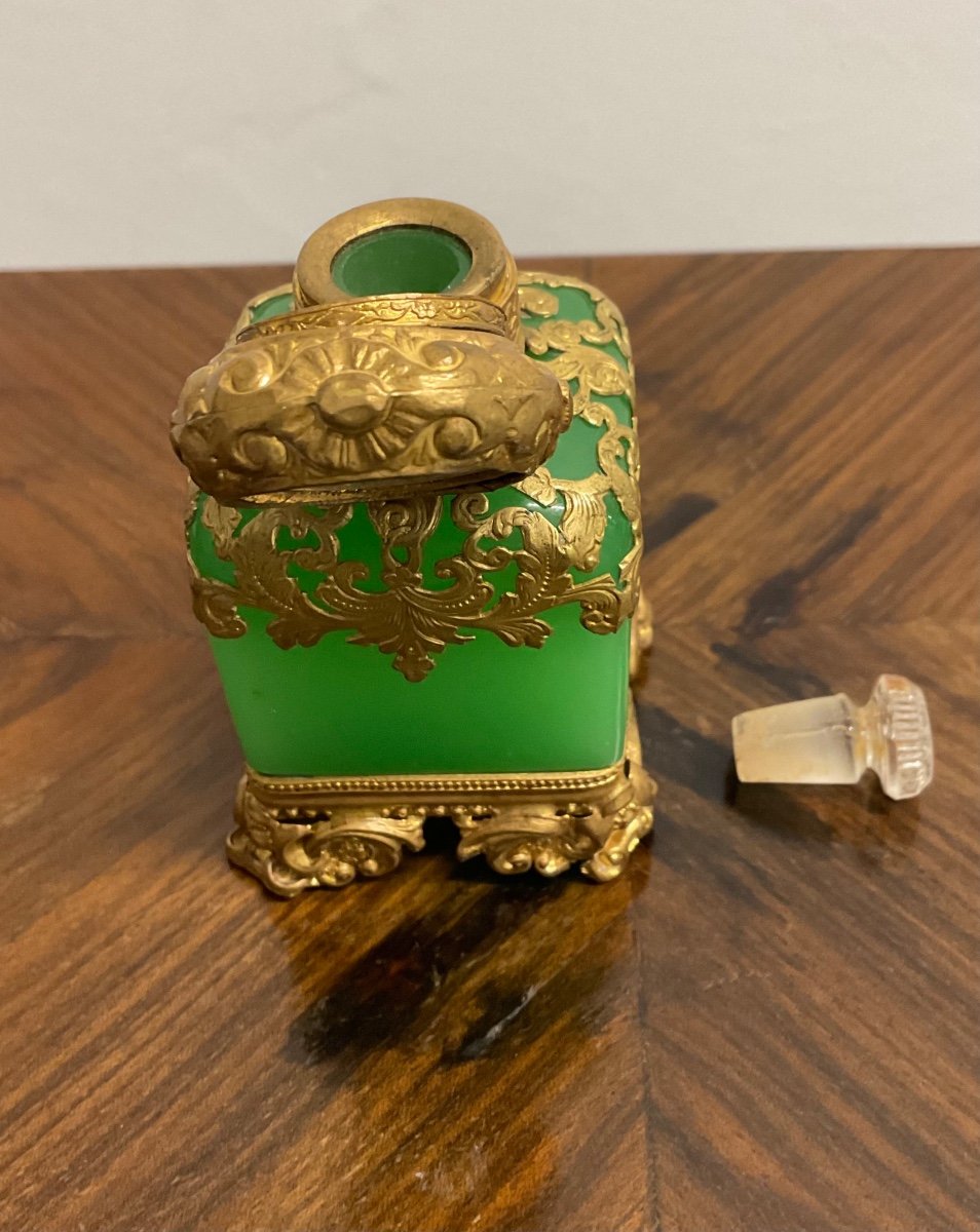 French Opaline Perfume Bottle,napoleon III-photo-4