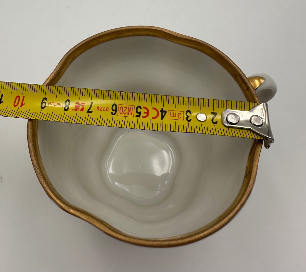 Grande Tasse à Couvercle Avec Soucoupe, Lomonosov, St. Petersbourg, 20ème Siècle, Décoration Fa-photo-4