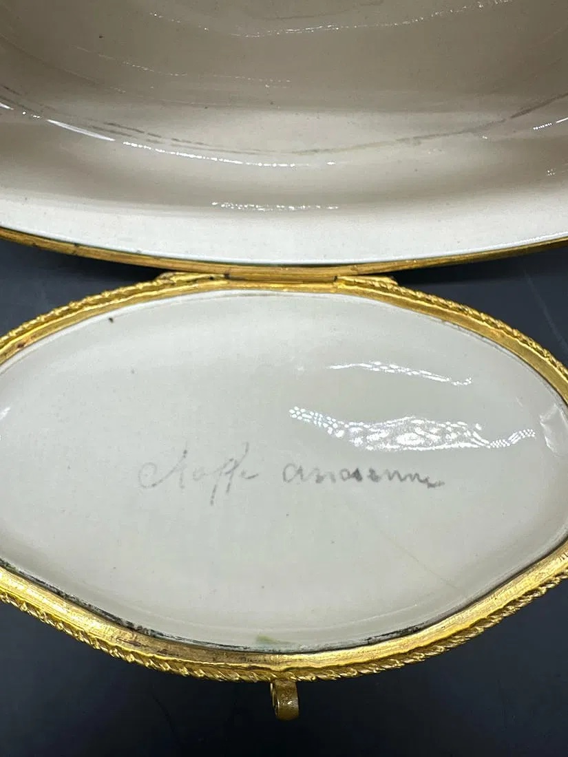 Antique Sevres Casket Box With Court Scene,signed-photo-6