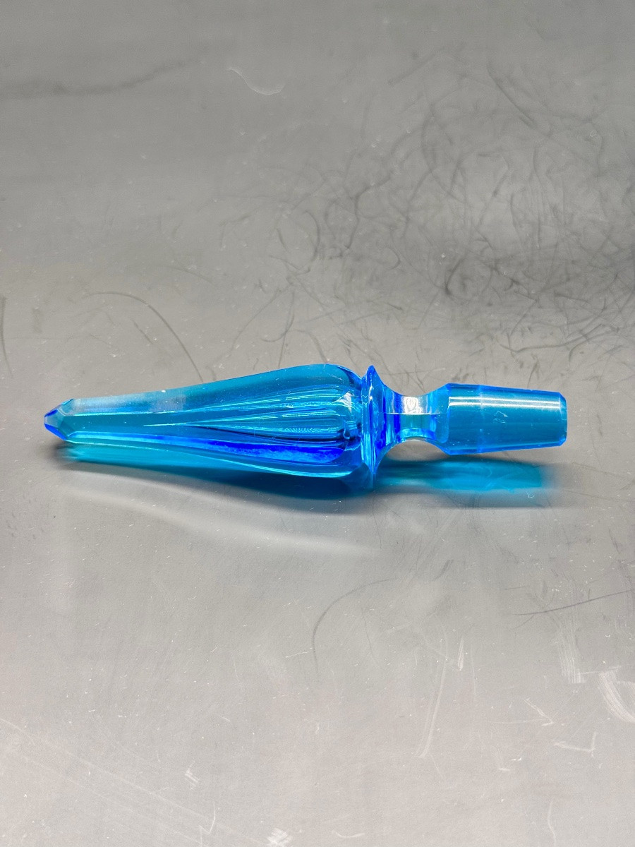 Pair Of Bohemian Glass Perfume Bottles -photo-1