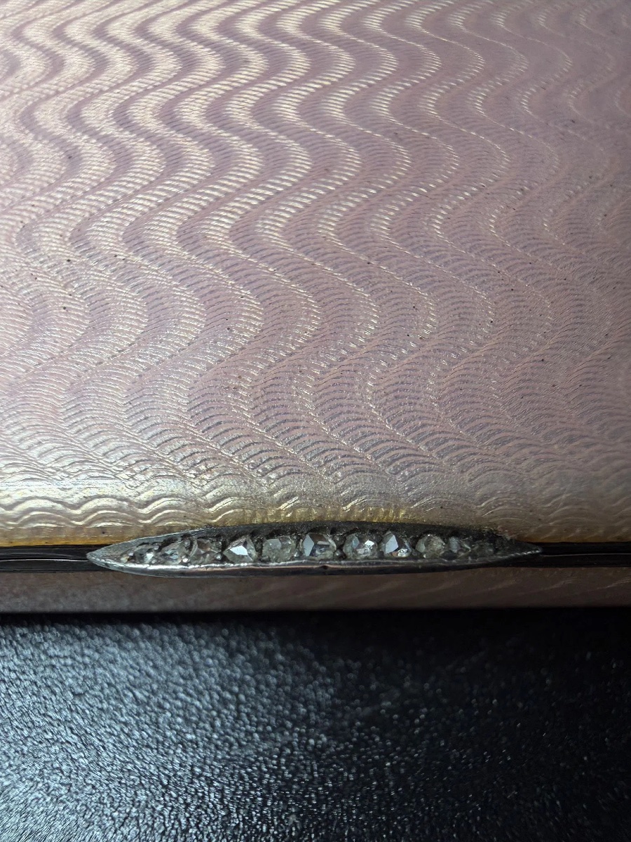 BOÎTE À CIGARETTES ANTIQUE FABERGE EN ÉMAIL ET OR, August Hollming-photo-8