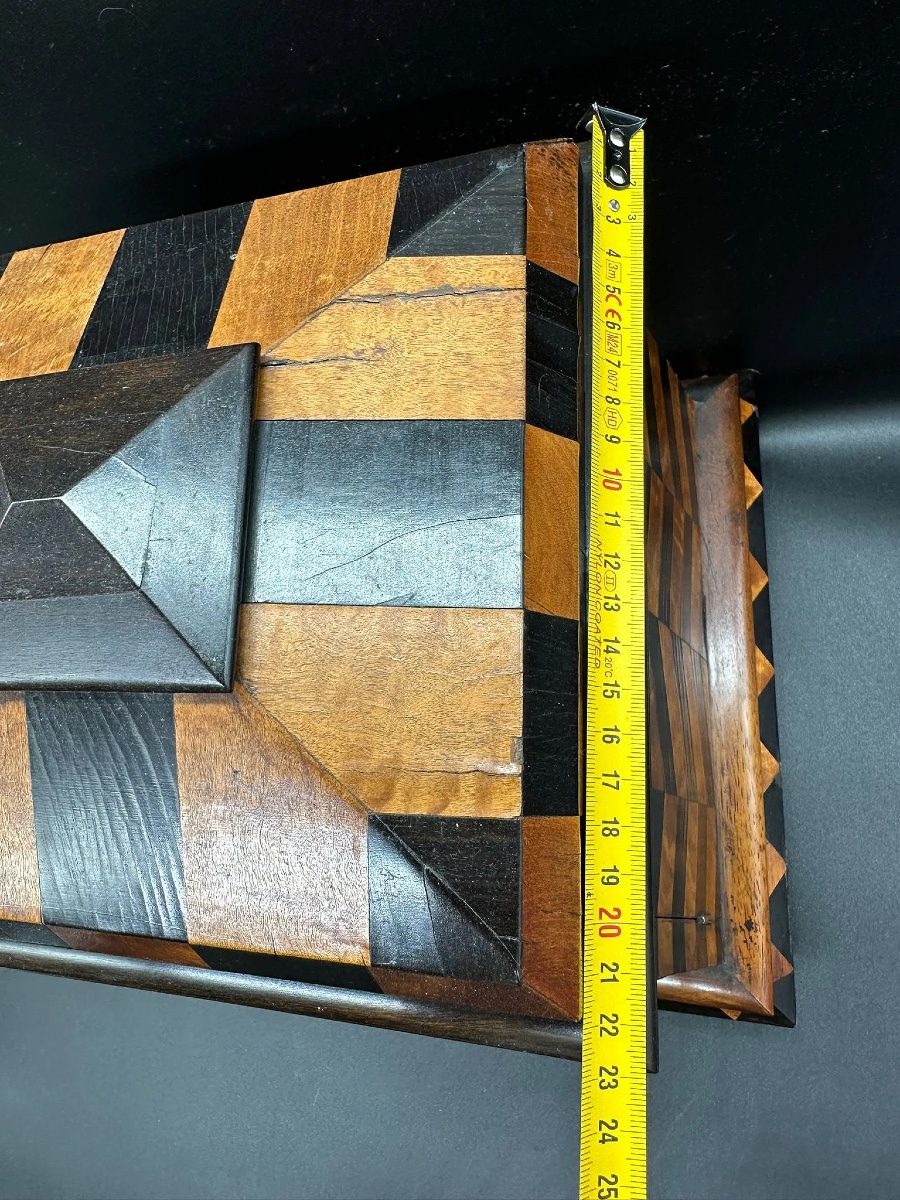 19centyry Italian Rosewood And Satinwood Marquetry Table.grand Tour-photo-7