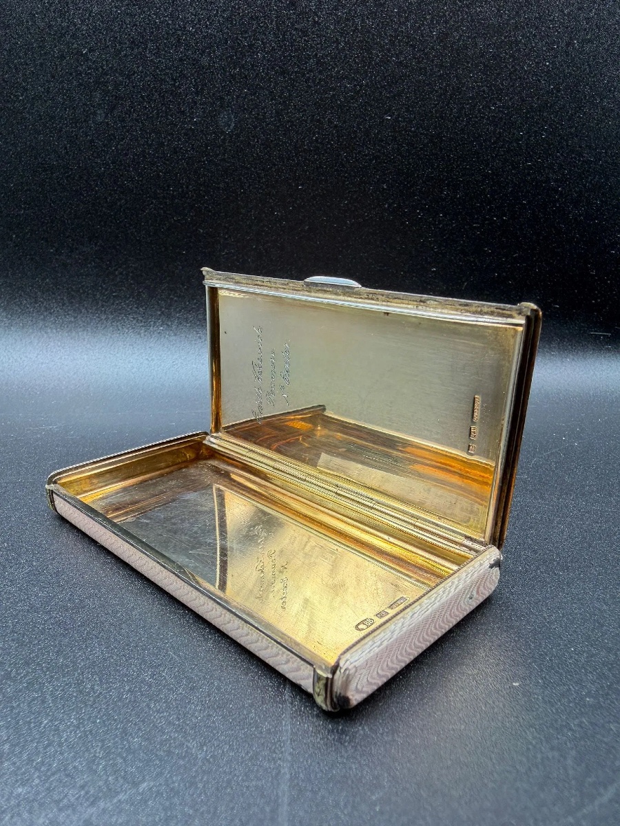 BOÎTE À CIGARETTES ANTIQUE FABERGE EN ÉMAIL ET OR, August Hollming-photo-2