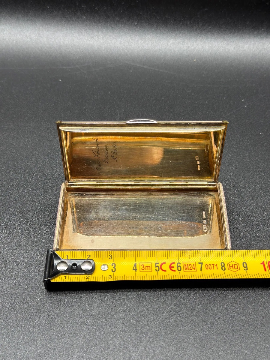 BOÎTE À CIGARETTES ANTIQUE FABERGE EN ÉMAIL ET OR, August Hollming-photo-4