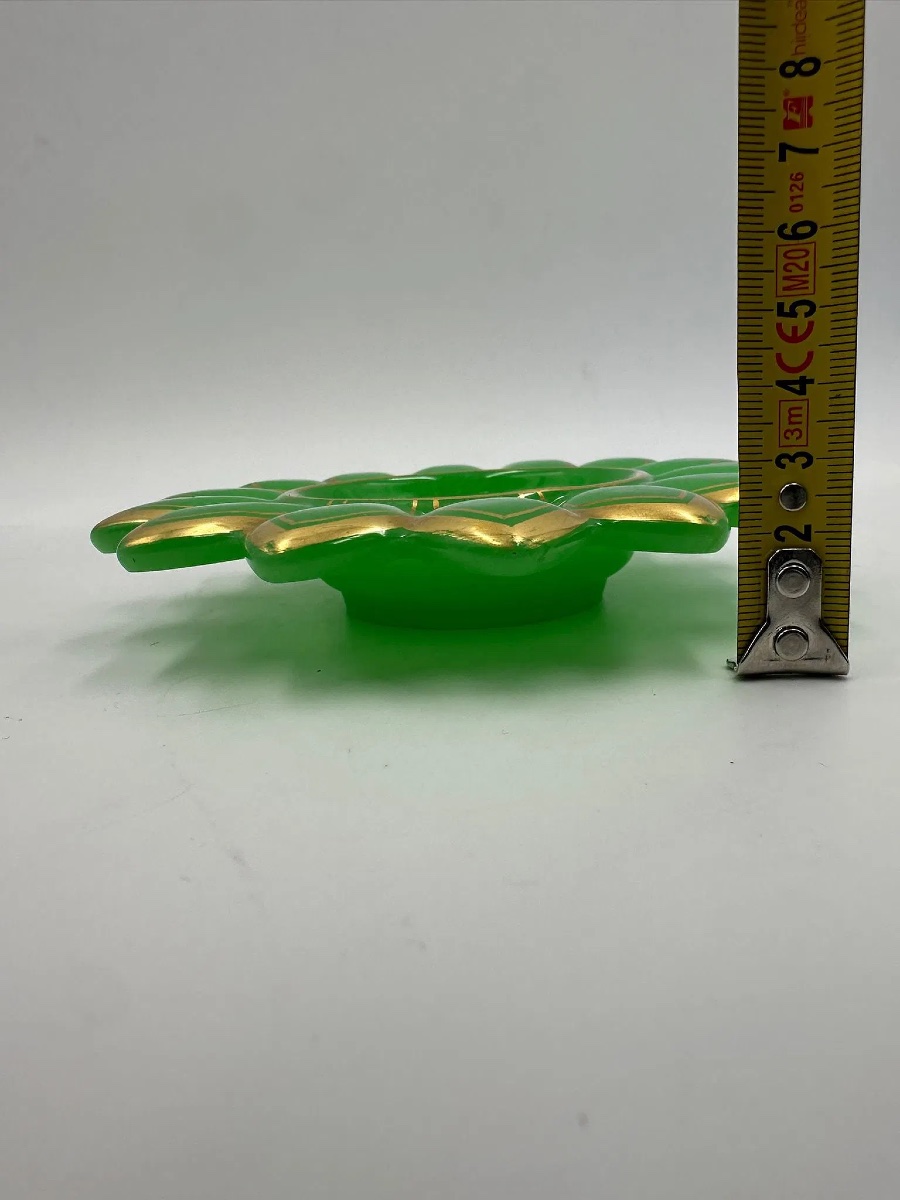 Baccarat Opaline Sugar Pot And Cover In A Shape Of Pine Apple" Pate De Riz",1845-1865 #2-photo-4