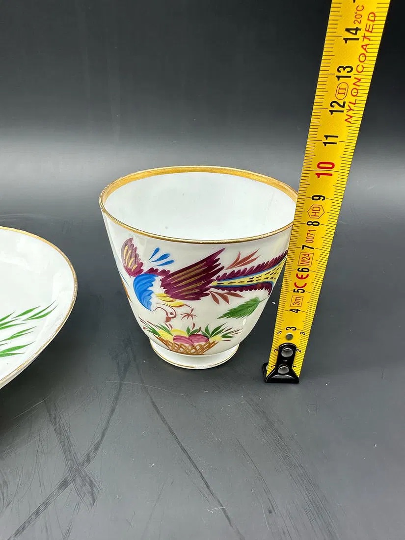 Russian Propaganda Porcelain Cup And Saucer Chekhonin, Dated,marked Aiii And Hammer And Sickle-photo-1
