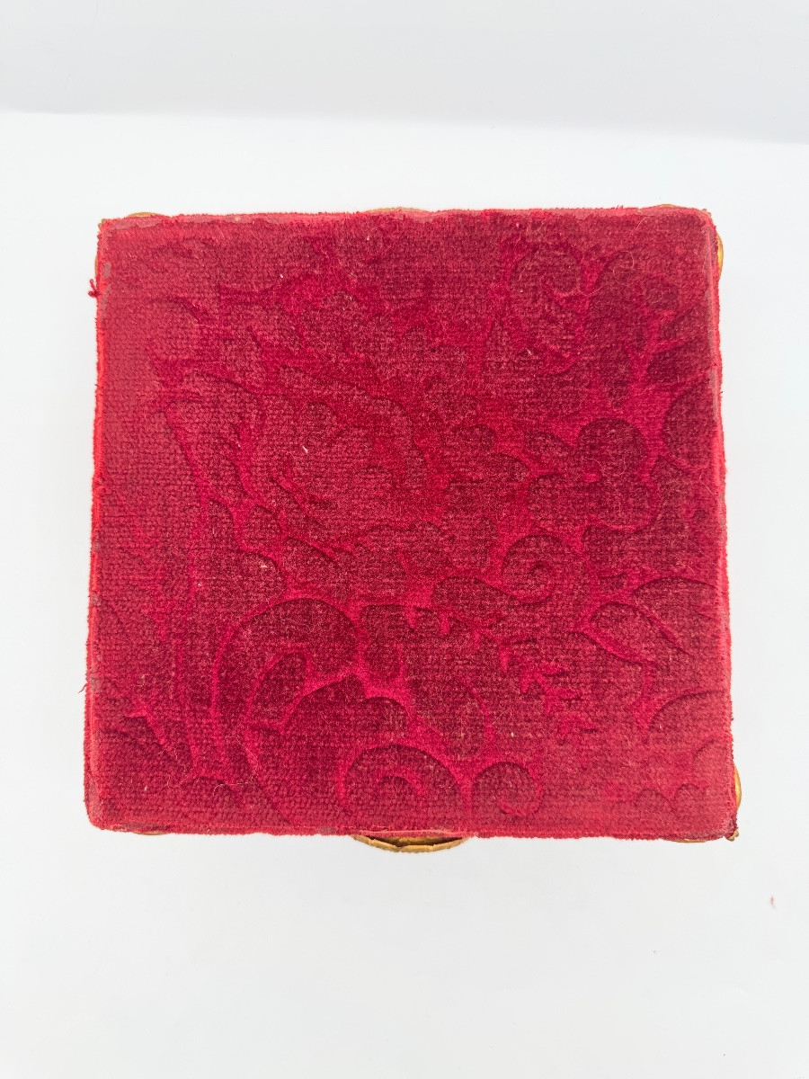 Grand coffret Empire français en bronze doré et émail de Limoges, XIXe siècle-photo-6