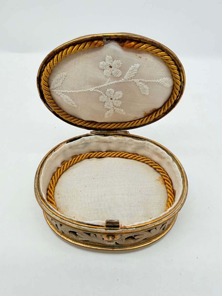 Coffret français provenant du Grand Tour avec miniature du Taj Mahal-photo-3