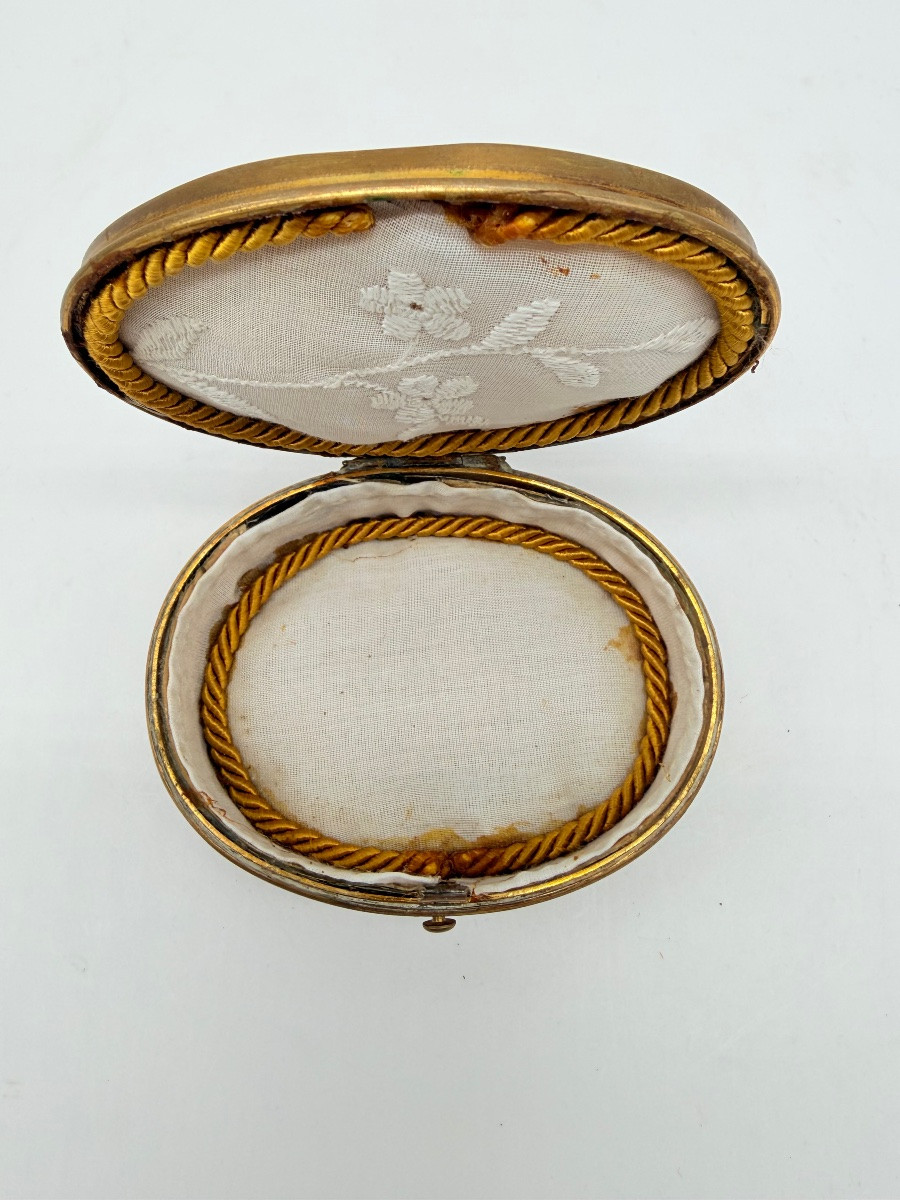 Coffret français provenant du Grand Tour avec miniature du Taj Mahal-photo-4