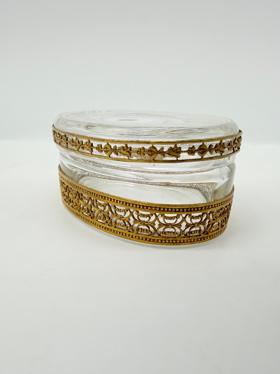 Antique Baccarat Jewellery Box Bronze Mounted,xixcentury -photo-7