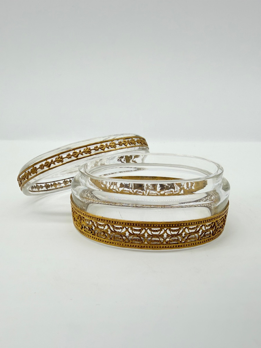 Antique Baccarat Jewellery Box Bronze Mounted,xixcentury -photo-8