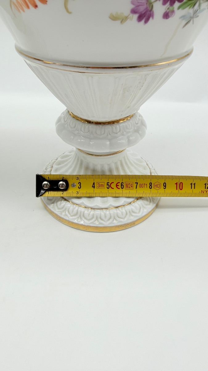 Pair Of Meissen Porcelain Vases.-photo-4