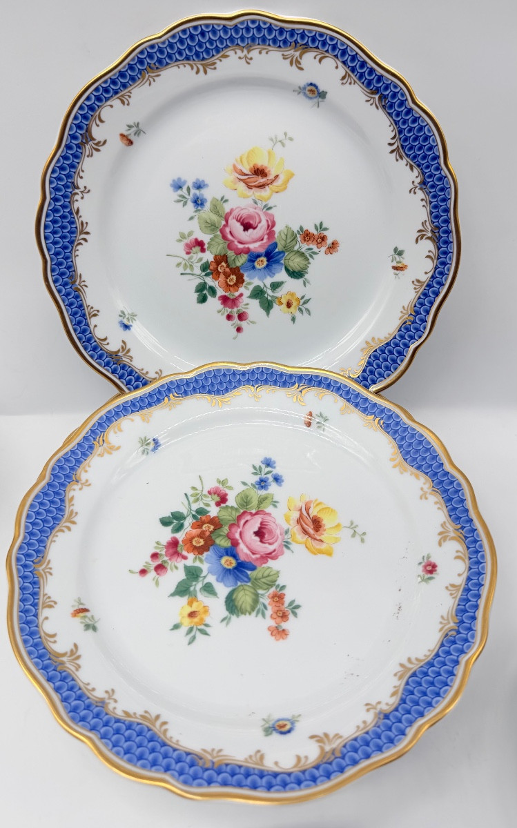 Service à thé allemand en porcelaine pour 6 personnes, Hutshenreuther-photo-5