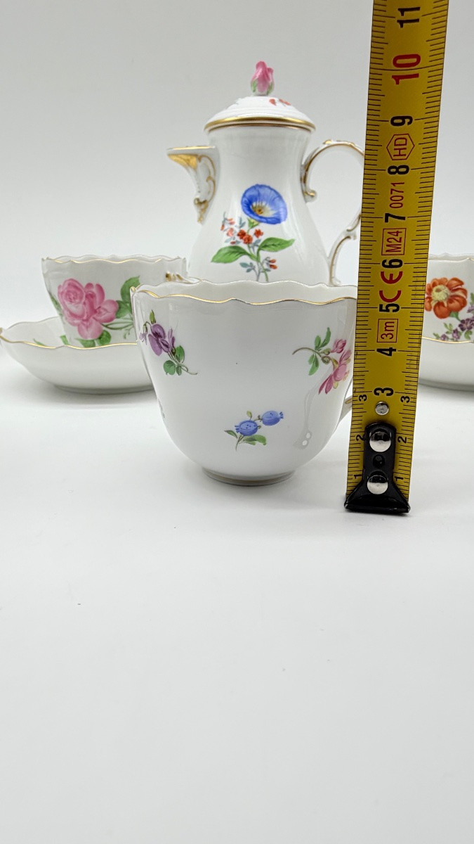 Service à café en porcelaine de Meissen-photo-2