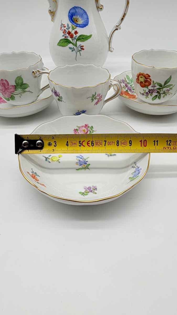 Service à café en porcelaine de Meissen-photo-4