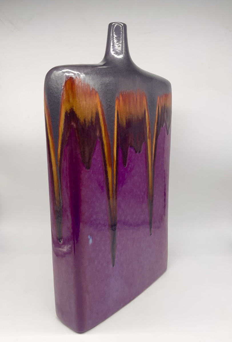 Vase en céramique Art déco, très grand-photo-7