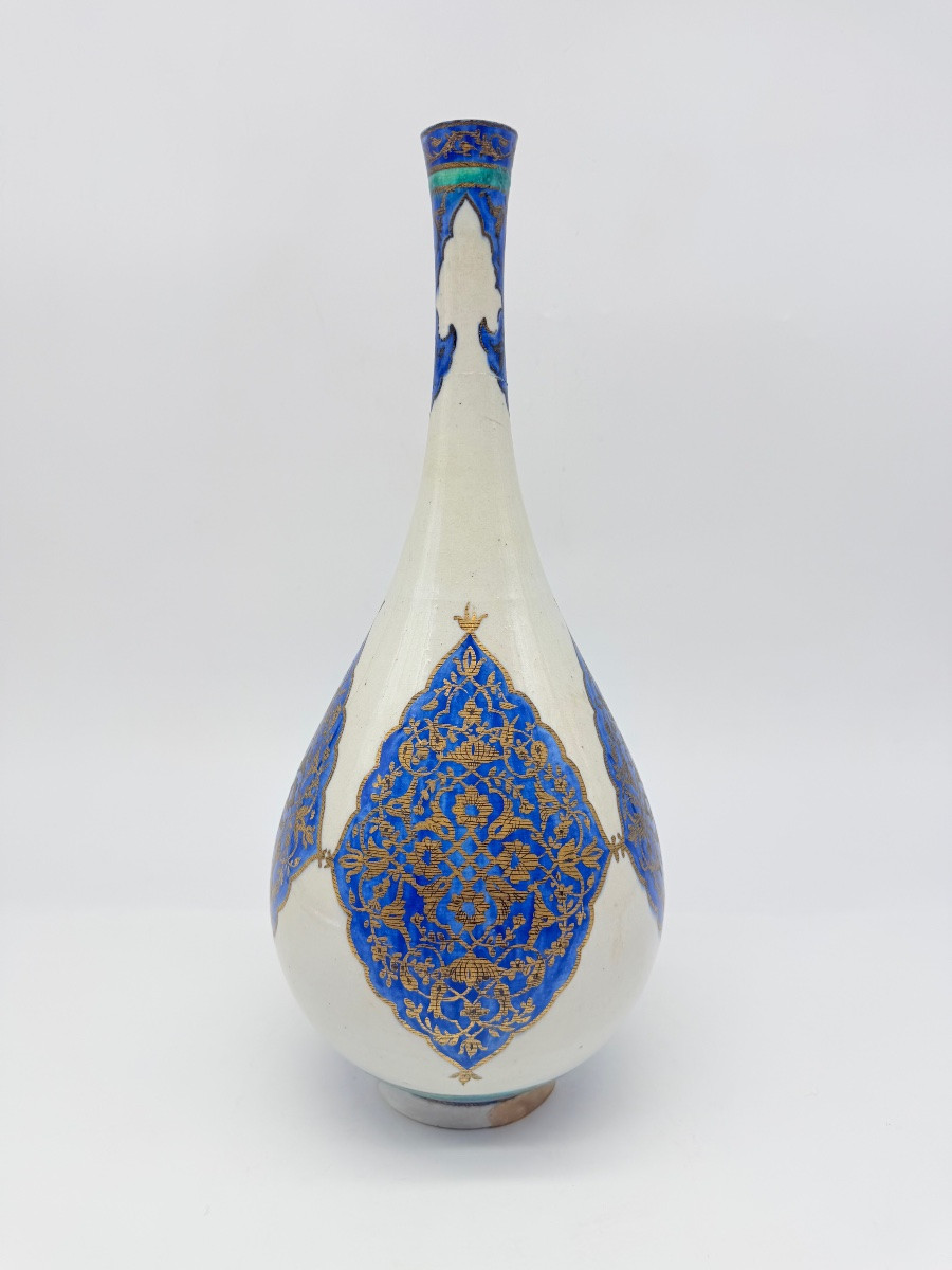 Grand vase en porcelaine Samson destiné au marché persan.-photo-4