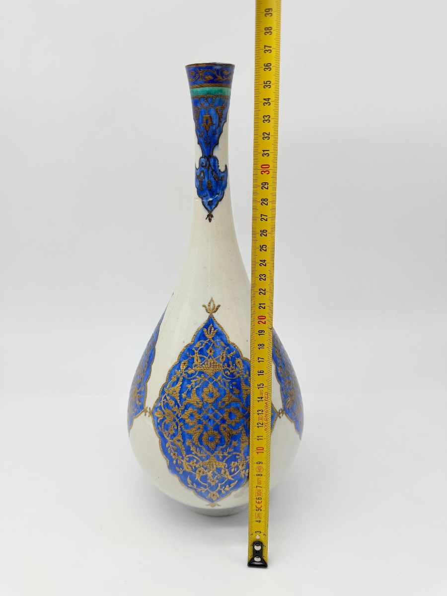 Grand vase en porcelaine Samson destiné au marché persan.-photo-2