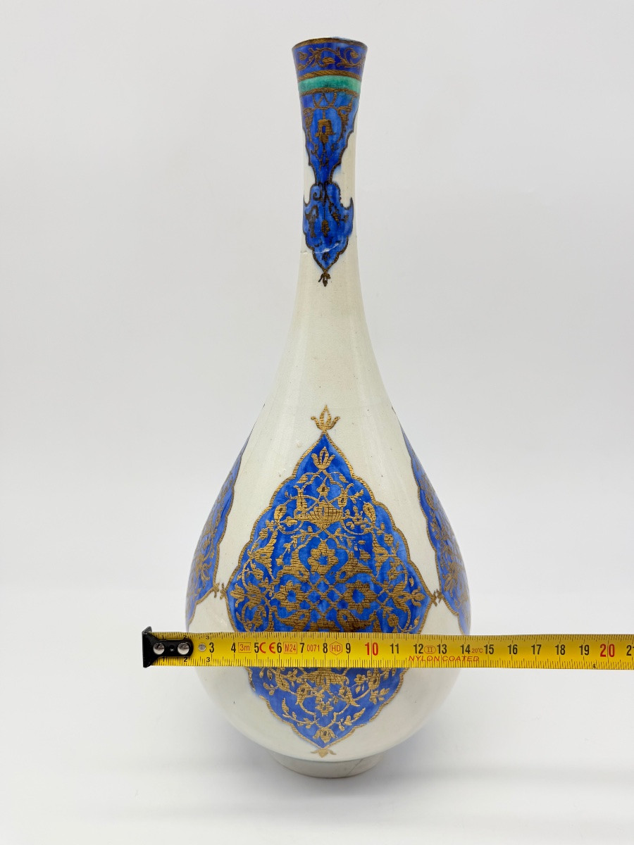 Grand vase en porcelaine Samson destiné au marché persan.-photo-3