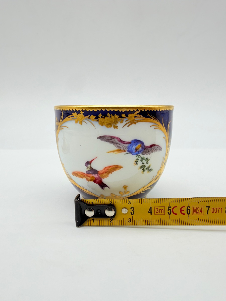 Vincennes Sevres Sugar Pot With Cover Calabre Design,xviiicentury-photo-2