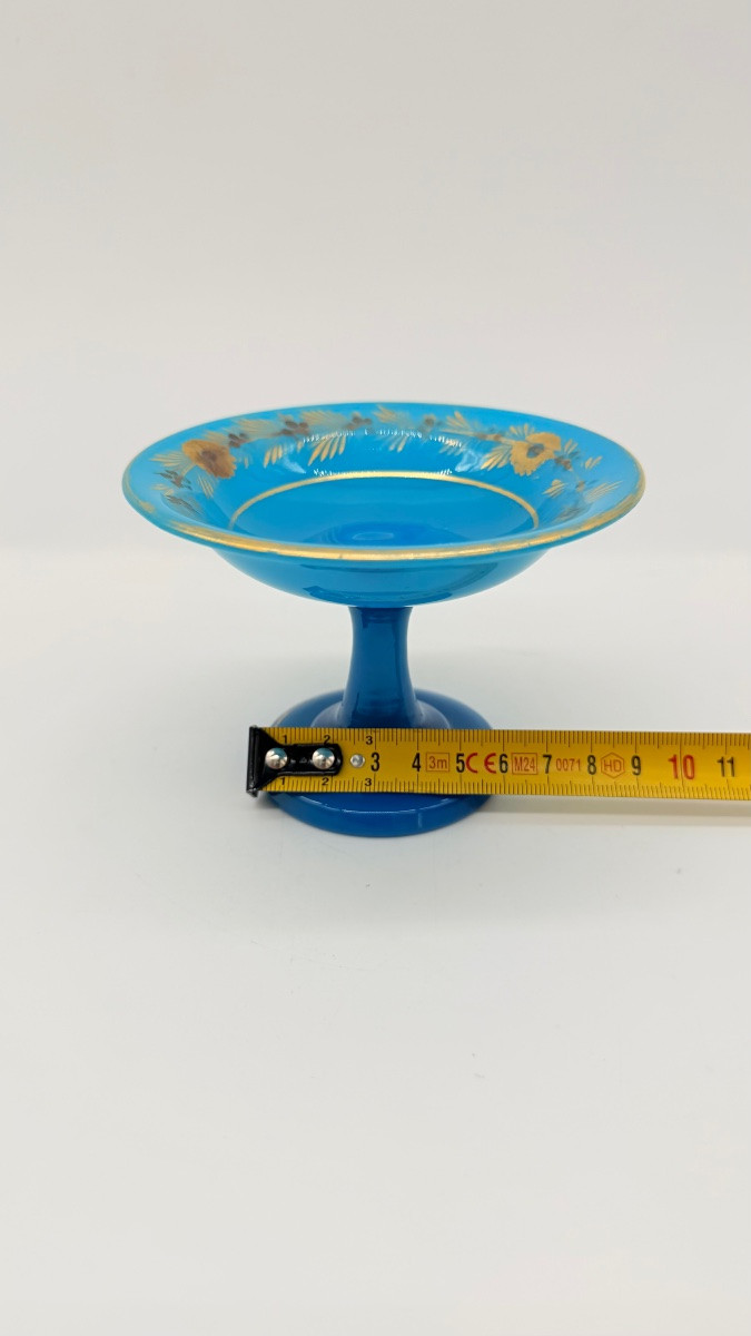 Coupe en opaline époque Charles X-photo-3