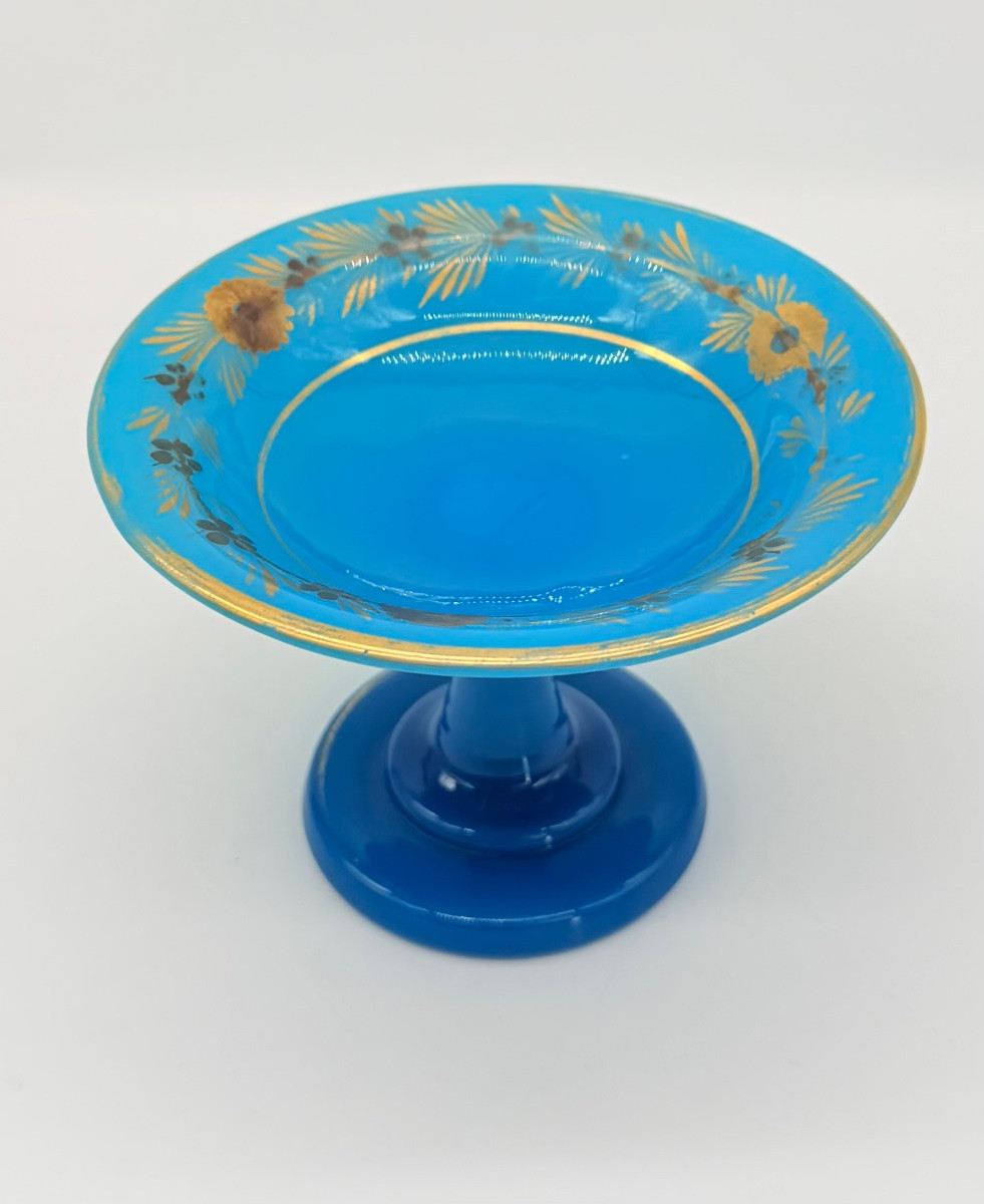 Coupe en opaline époque Charles X-photo-4
