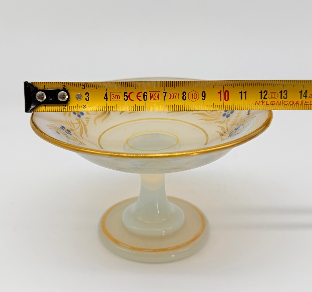 French Opaline Glass Tazza By Jean Baptiste Desvignes Charles X-photo-3