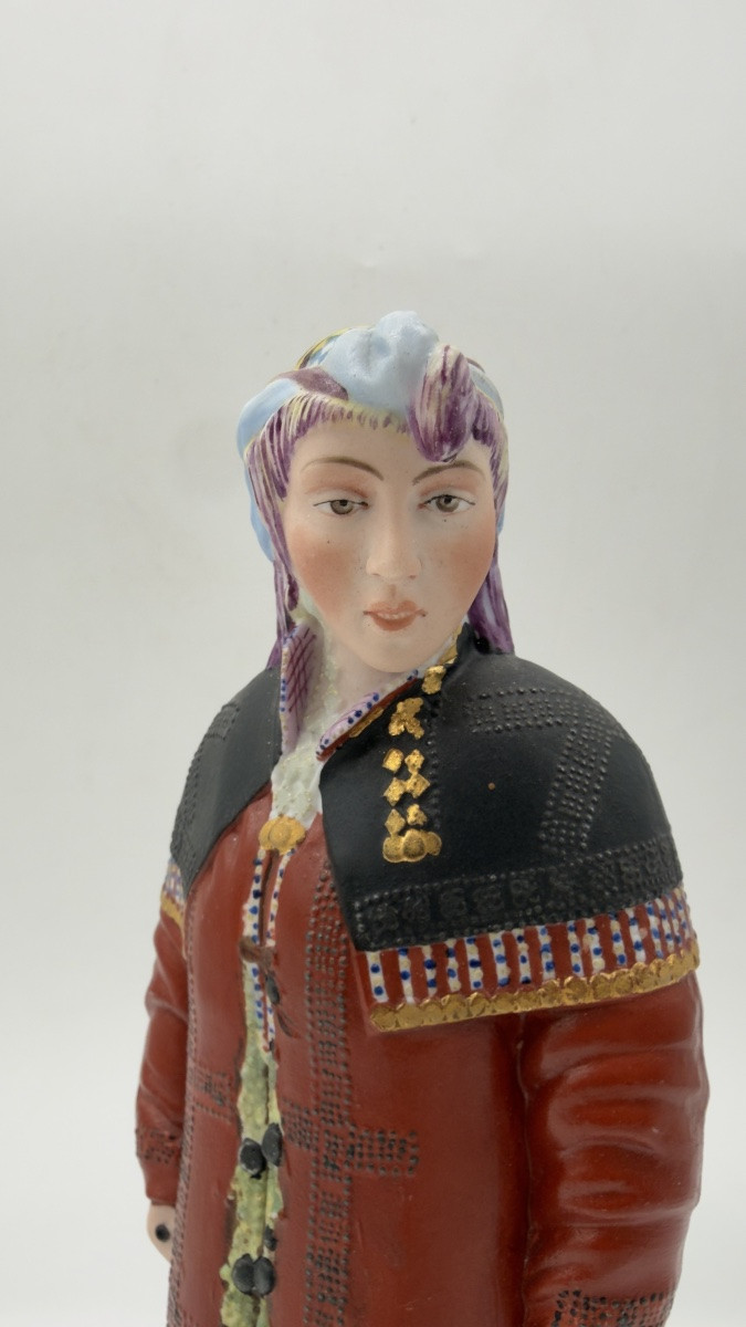 A Rare Russian Porcelain Figurine Depicting A Obdorskaya Ostachka,gardner-photo-6