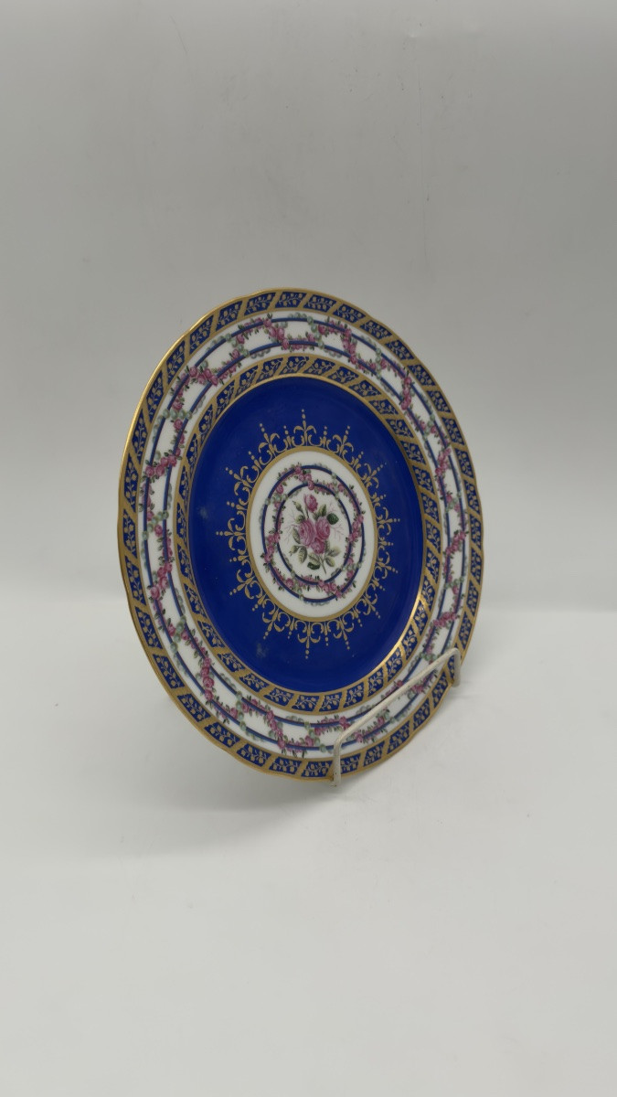 Assiette en porcelaine impériale russe de Nicolas I-photo-3