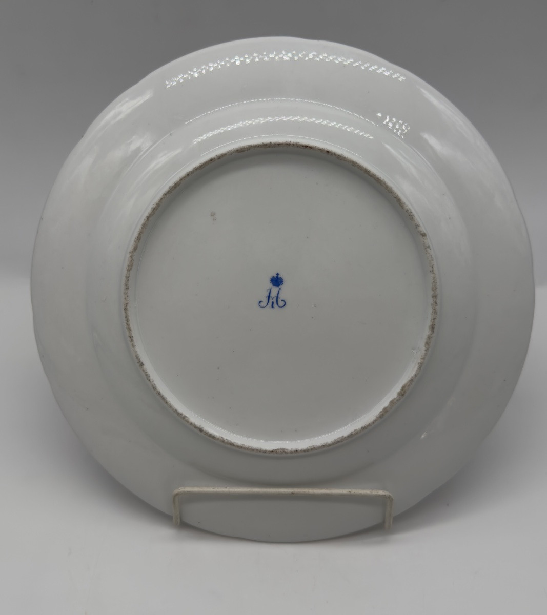 Assiette en porcelaine impériale russe de Nicolas I-photo-4