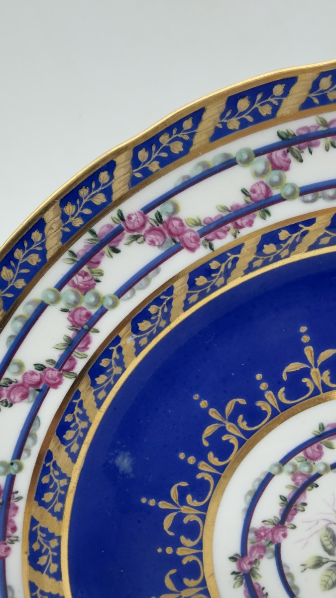 Assiette en porcelaine impériale russe de Nicolas I-photo-1