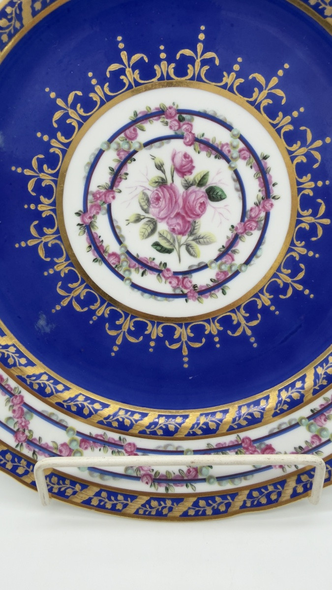 Assiette en porcelaine impériale russe de Nicolas I-photo-2