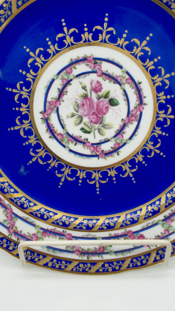 Assiette en porcelaine impériale russe de Nicolas I-photo-3