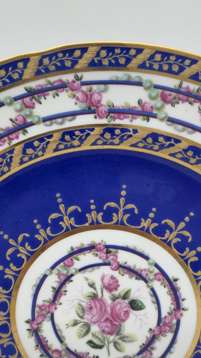 Assiette en porcelaine impériale russe de Nicolas I-photo-4
