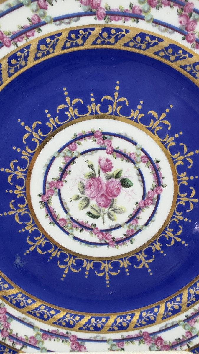 Assiette en porcelaine impériale russe de Nicolas I-photo-5