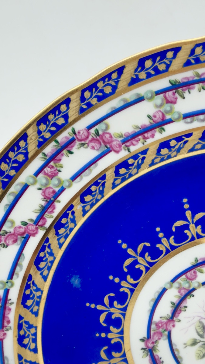 Assiette en porcelaine impériale russe de Nicolas I-photo-6
