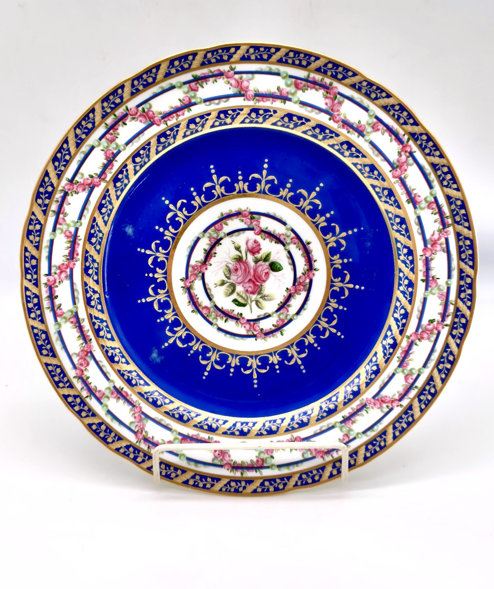 Assiette en porcelaine impériale russe de Nicolas I