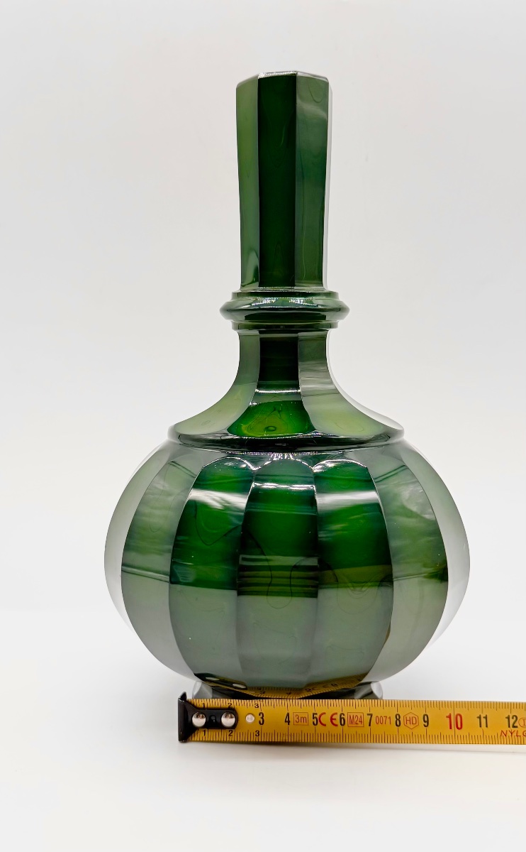 Lithyalin Bohemian Glass Vase By Egermann -photo-3