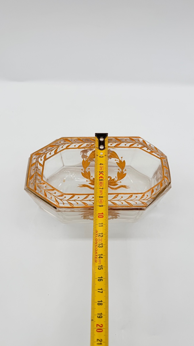 Boîte à bijoux en verre de Baccarat, époque Napoléon III-photo-4
