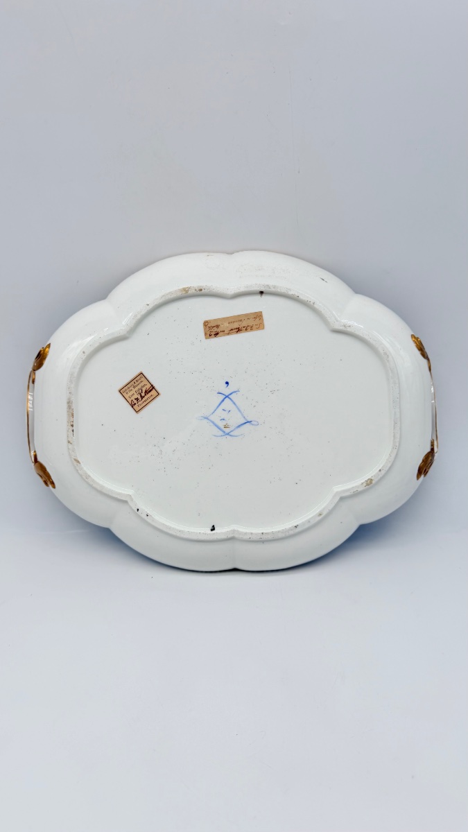 Service de cabaret en porcelaine de Sèvres bleu céleste, XVIIIe siècle -photo-4