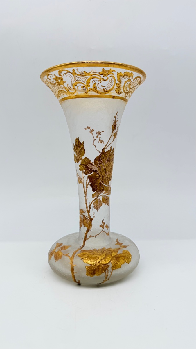 Vase en Cristal Baccarat Modèle Japonaise ,XIXeme-photo-2