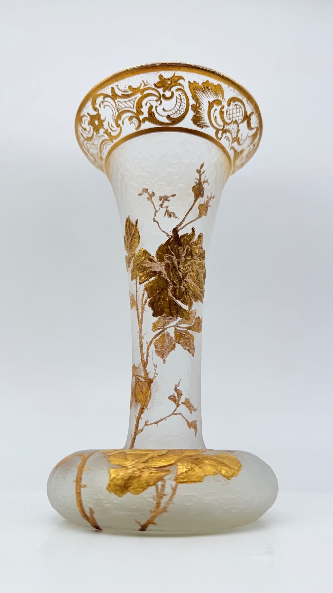 Vase en Cristal Baccarat Modèle Japonaise ,XIXeme