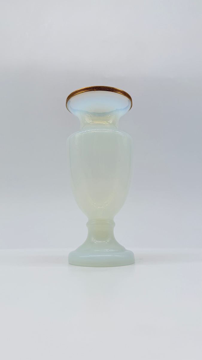 Bulle De Savon Opaline Vase With Bronze Mount,xixcentury -photo-2