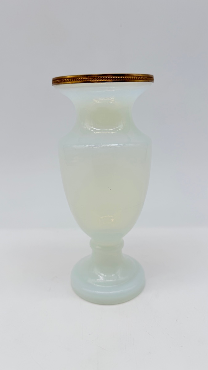 Bulle De Savon Opaline Vase With Bronze Mount,xixcentury -photo-1